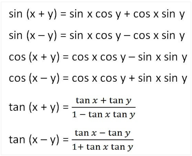 Angle Sum & Difference Identies