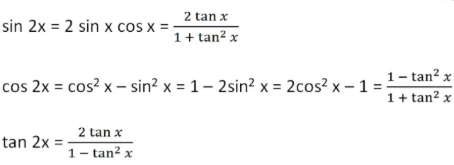 Double Angle Formula