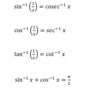 Inverse Trigonometry Formul | Trigonometric Identities