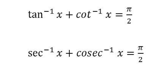 Inverse Trigonometry Formula