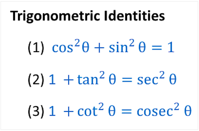 Formula Of Trigonometry Sin Cos Tan Cot Sec Cosec