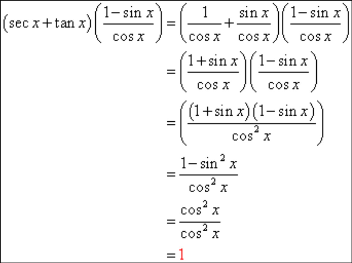 How To Prove Trig Identities