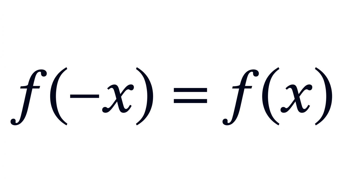 Even Function Definition Math Even Function Symmetry Property Examples