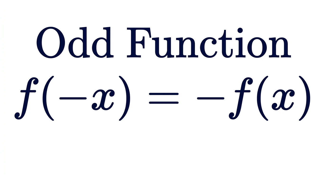 Odd Function Symmetry Property Examples